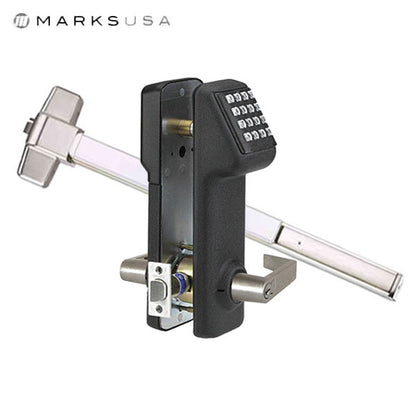 Marks USA - M9900LITE - IQ7Lite - M9900 Rim Panic Exit Device - Combo - 32D Satin Stainless -  36" - Grade 1 - UHS Hardware