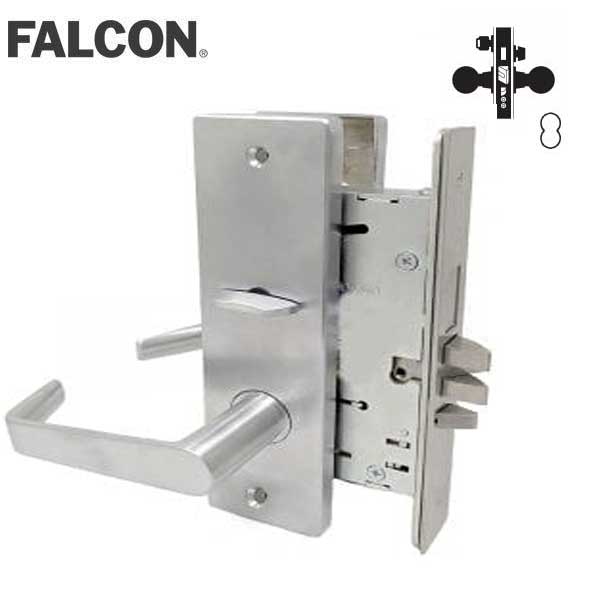 Falcon - MA531P-DN - Dane Napa Mortise Lock - 626 - Satin Chrome - Apartment Corridor - Grade 1 - UHS Hardware