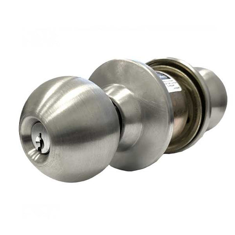 Marks USA - 210F-D1 - 10 LINE Commercial Knobset - 2 3/4" Backset - 32D - Satin Stainless Steel - Storeroom - 2" Doors  - Grade 2 - UHS Hardware