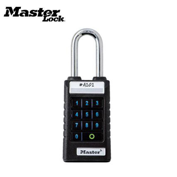 Master Lock - 6400LJENT - ProSeries - Extended Shackle Padlock - Bluetooth - Outdoors - Keyless - UHS Hardware