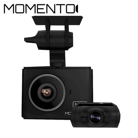 Firstech - Momento - M6 1080p HD Dual Dash Camera - WiFi - UHS Hardware
