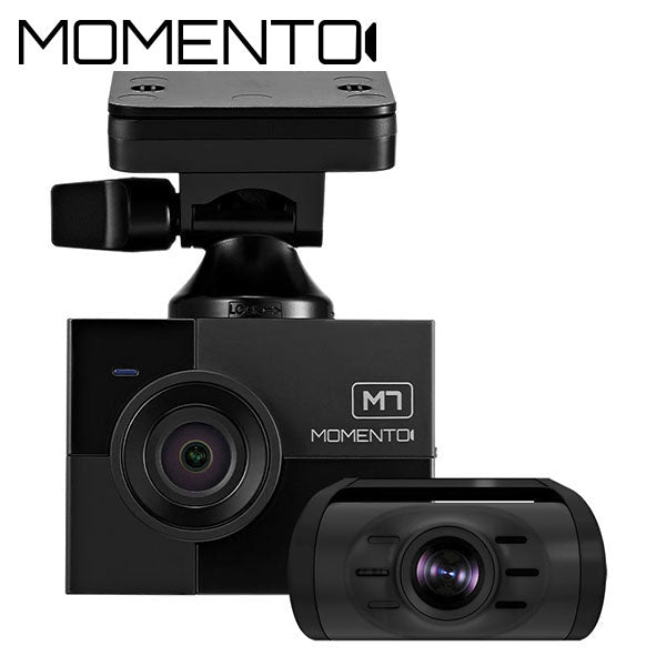 Firstech - Momento - M7 1440p 3-Channel 2K QHD Dual Dash Camera - Touchscreen - UHS Hardware