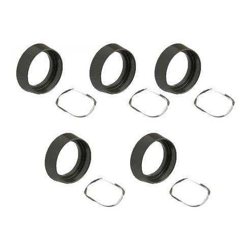 Major Mfg - CGD-5 - Free Spinning - Standard Cylinder Guard - Tapered - 1-3/4" x 1/2" - Duranodic (BUNDLE OF 5) - UHS Hardware