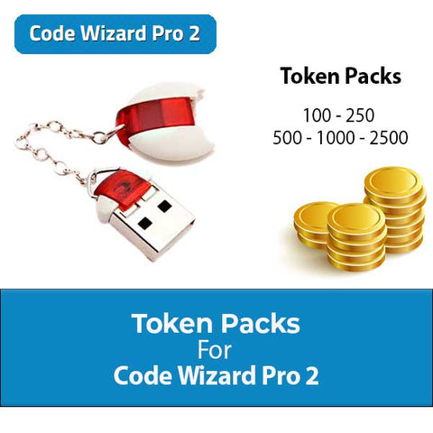 Code Wizard Pro 2 - Token Packs (100/250/500/1000/2500) - UHS Hardware