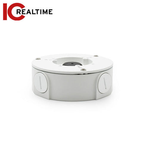 IC Realtime - MNT-JUNCTION BOX 1 / Round Junction Box For Mini Domes And Round Base Bullets