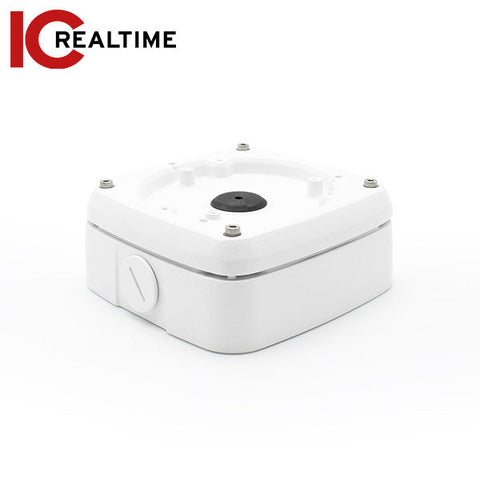 IC Realtime - MNT-JUNCTIONBOX-6-SQ / Weatherproof (IP66) Camera Mount Junction Box / Supports The Same Cameras As The Standard MNT-JB6