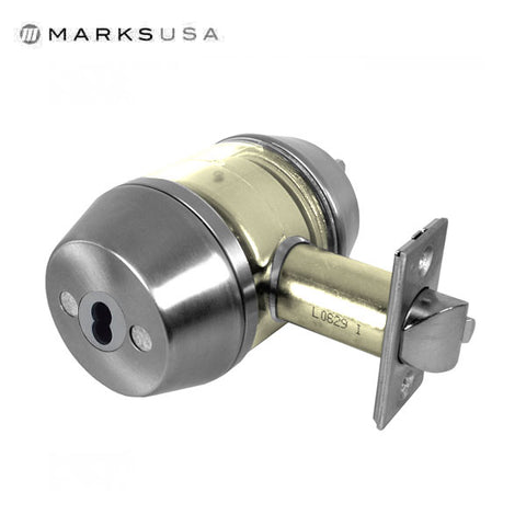 Marks USA -145RM - Commercial Deadlatch - SFIC - Dbl Cylinder- 2 3/4" Backset - 32D - Satin Stainless - Grade 1 - UHS Hardware