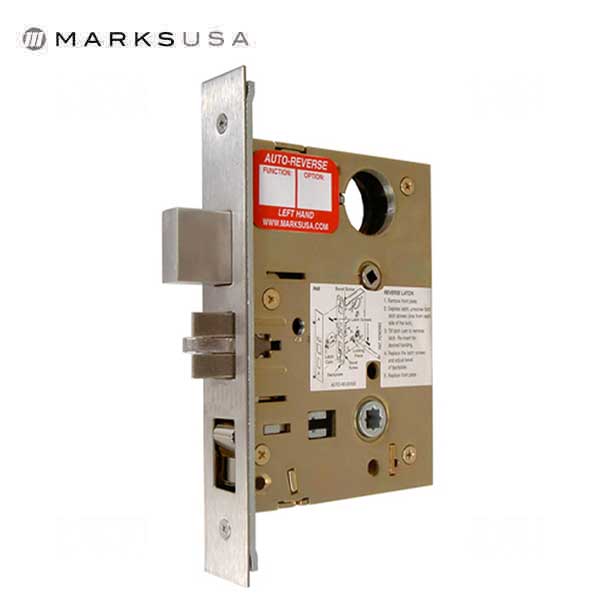 Marks USA - Nova 5A/32D-B4S6 - Narrow-Stile Mortise Lock Body Latch - Singl Cyl - 26D - Entrance - Grade 1 - UHS Hardware
