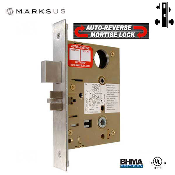 Marks USA - Nova 5FW/32D-B4S6 - Mortise Lockset Mechanism w/ Deadbolt - Singl Cyl - 26D - Dormitory - Grade 1 - UHS Hardware