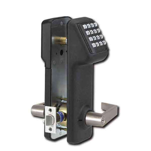 Marks USA - i-Qwik - LITE - Electronic Pushbutton Lever Lock- Black w/ 26D Lever - UHS Hardware