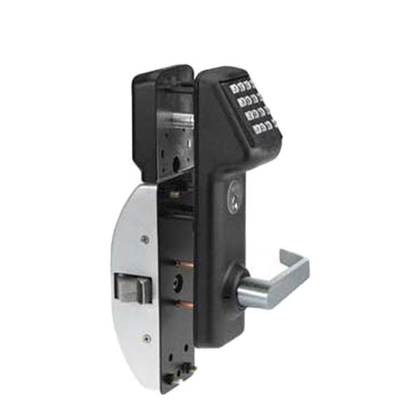 Marks USA - IQ7 - LITE - Standalone Rim Exit Device Trim - Lever Set - Black - UHS Hardware
