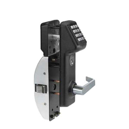 Marks USA - IQ7 - LITE - Standalone Rim Exit Device Trim - Lever Set - Black - UHS Hardware
