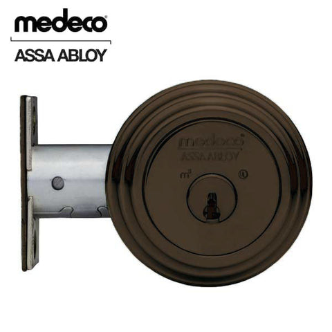Medeco - 11TC604 - Maxum Commercial - M3 - Single Deadbolt - Pinned 6-Pin - 2-3/4" Backset - 24 - Dark Bronze - DL Keyway - Grade 1 - UHS Hardware