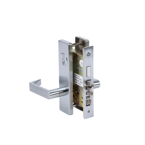TELL - CL102258 - Heavy Duty Mortise Lock - Stainless Steel - 2-3/4" Backset - M713 Function