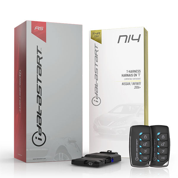 Firstech - iDatastart - Chevrolet / Infiniti / Nissan / Suzuki  - HC1151A / HC2352AC - 5 Button Remote - Optional 1-Way / 2-Way - Keyless Remote Start System Kit - Up to 3000ft - NI4 T-Harness (PREORDER) - UHS Hardware