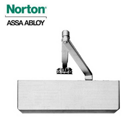 Norton - 7500 - Tri-Packed Manual Door Closer - Adjustable Arm - Sizes 1-6 - Satin Aluminum - Grade 1 - UHS Hardware