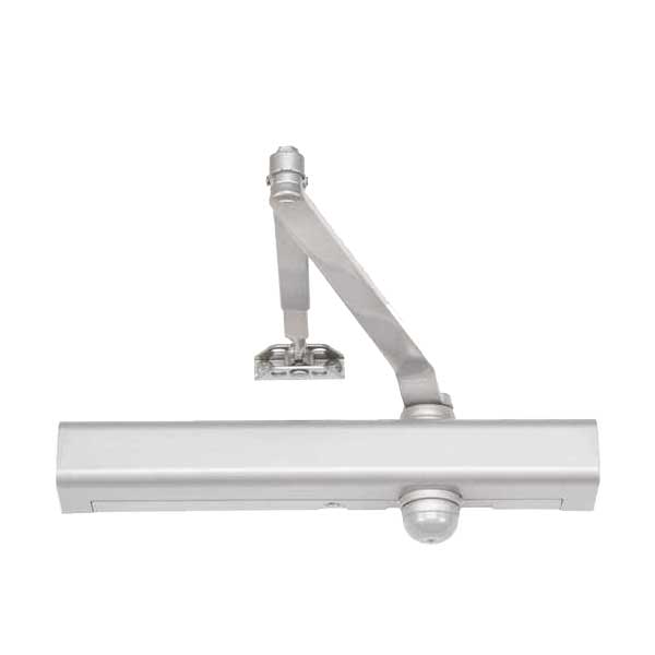 Norton - 8301 - Tri-Packed Manual Door Closer - Slim Cover - Adjustable Arm - Sizes 1-6 - Satin Aluminum - Grade 1 - UHS Hardware