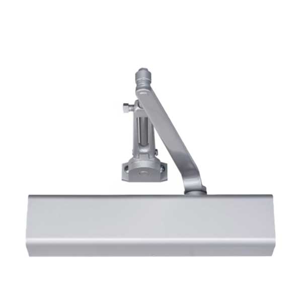 Norton - 8501H - Tri-Packed Manual Door Closer - Full Cover - Hold Open - Adjustable Arm - Sizes 1-6 - Satin Aluminum - Grade 1 - UHS Hardware