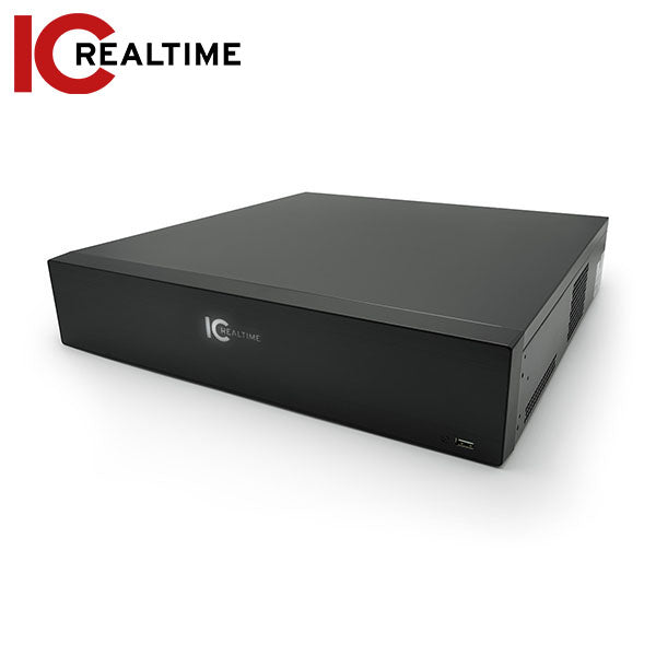 IC Realtime - NVR-EL32-2U12MP1 / 32Ch Rack-Mount NVR / 80TB Max (Starting At 8TB HDD) / 2xRJ45 / 12MP IP Support / 384Mbps Bandwidth / TAA Complliant