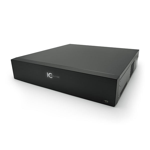 IC Realtime - NVR-EL32-2U12MP1 / 32Ch Rack-Mount NVR / 80TB Max (Starting At 8TB HDD) / 2xRJ45 / 12MP IP Support / 384Mbps Bandwidth / TAA Complliant