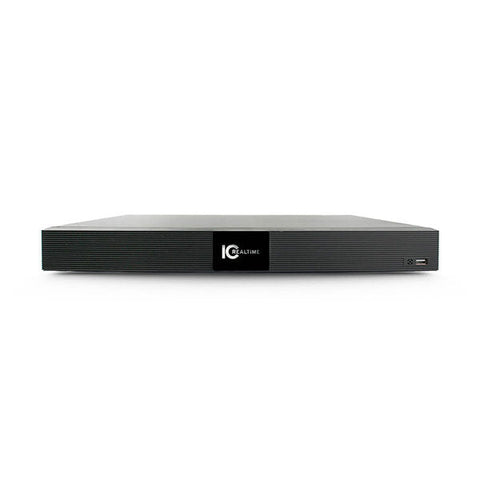 IC Realtime - NVR-MX08POE-1U4K1 / 8Ch Shelf-Mount NVR / 16TB Max (Starting At 2TB HDD) / Integrated 8 Port POE / 8MP IP Support / 128Mbps Bandwidth