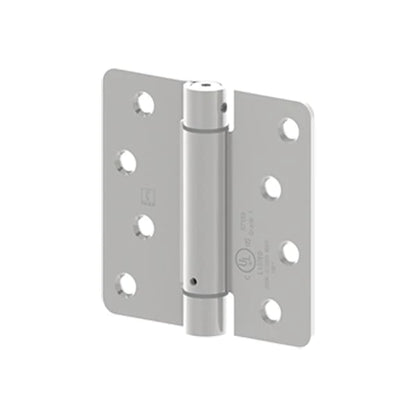 Hager - 1751 - Round Corner 1/4" Radius - Spring Hinge with Fasteners - Optional Size - Optional Finish