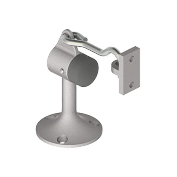 Hager - 268S - Cast Floor Stop & Holder - Satin Chrome