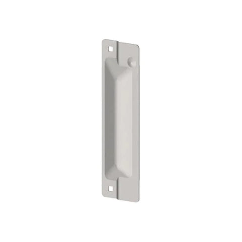 Hager - 340D - Latch Protector Plate with Frame Pin - Satin Stainless Steel