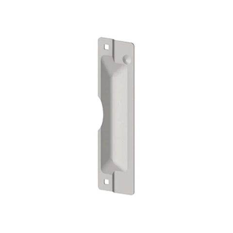 Hager - 341D - Latch Protection Plate with Lock Cut Out - Satin Stainless Steel