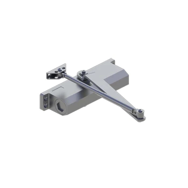 Hager - 5400 - Grade 2 Standard Duty Surface Door Closer - Adjustable Sizes 2-5 - Aluminum