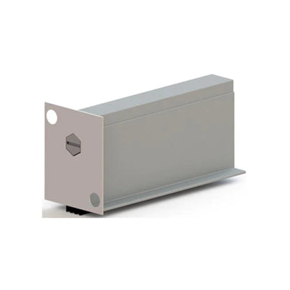 Hager - 730S - Automatic Door Bottom Mortise Application End Caps Furnished - 36" - Aluminum - Neoprene Insert