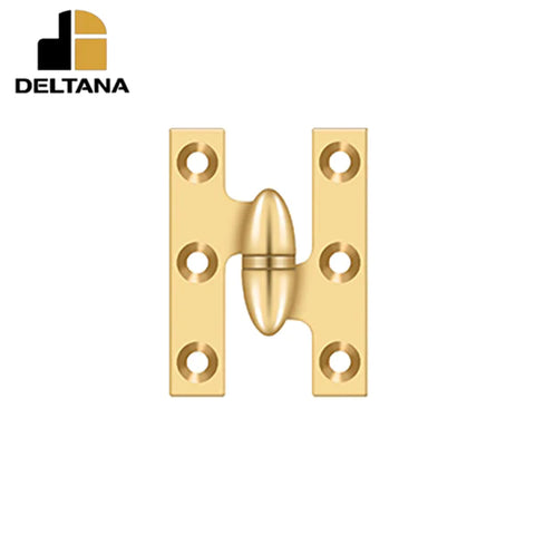 Deltana - 2" x 1-1/2" Hinge - Right Handed - Optional Finish