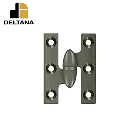 Deltana - 2" x 1-1/2" Hinge - Left Handed - Optional Finish