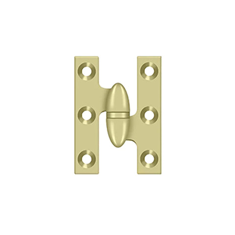 Deltana - 2" x 1-1/2" Hinge - Right Handed - Optional Finish