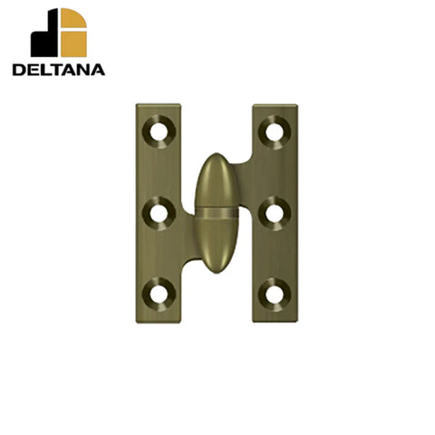 Deltana - 2" x 1-1/2" Hinge - Left Handed - Optional Finish