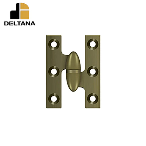 Deltana - 2" x 1-1/2" Hinge - Right Handed - Optional Finish