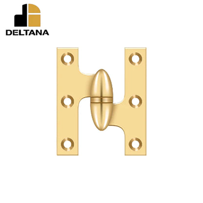 Deltana - 2-1/2" x 2" Hinge - Right Handed - Optional Finish