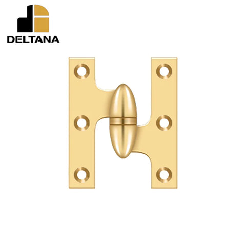 Deltana - 2-1/2" x 2" Hinge - Right Handed - Optional Finish