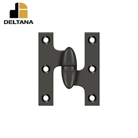 Deltana - 2-1/2" x 2" Hinge - Right Handed - Optional Finish
