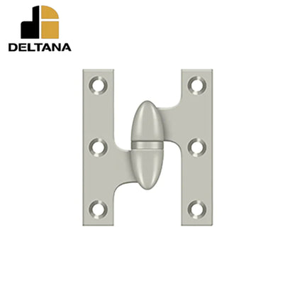 Deltana - 2-1/2" x 2" Hinge - Left Handed - Optional Finish
