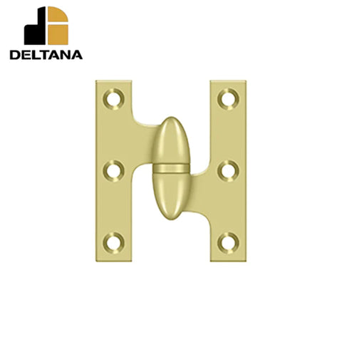 Deltana - 2-1/2" x 2" Hinge - Right Handed - Optional Finish