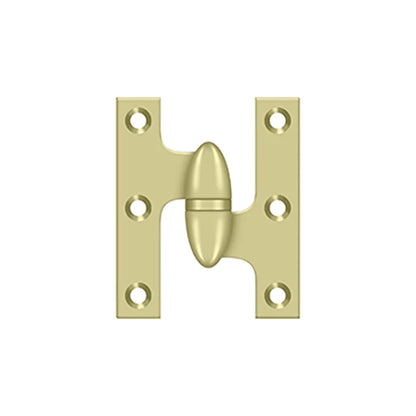 Deltana - 2-1/2" x 2" Hinge - Right Handed - Optional Finish