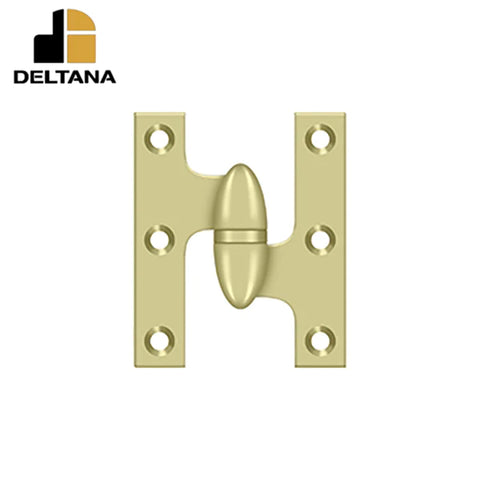Deltana - 2-1/2" x 2" Hinge - Right Handed - Optional Finish