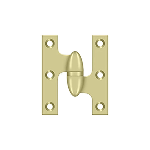 Deltana - 2-1/2" x 2" Hinge - Right Handed - Optional Finish