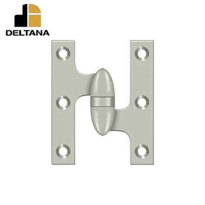Deltana - 3" x 2-1/2" Hinge - Right Handed - Optional Finish