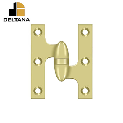 Deltana - 3" x 2-1/2" Hinge - Right Handed - Optional Finish