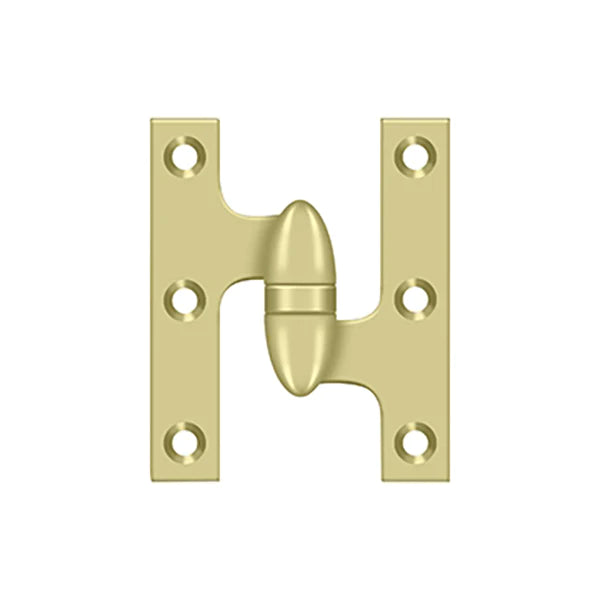 Deltana - 3" x 2-1/2" Hinge - Right Handed - Optional Finish