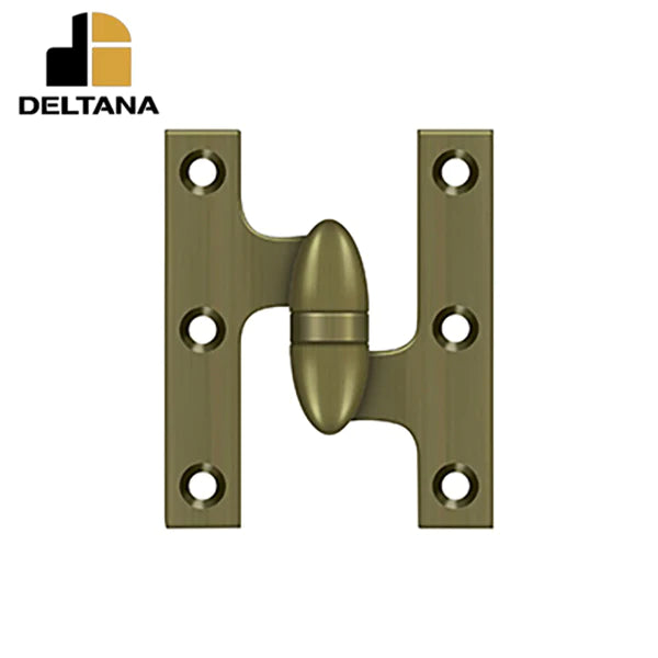 Deltana - 3" x 2-1/2" Hinge - Right Handed - Optional Finish