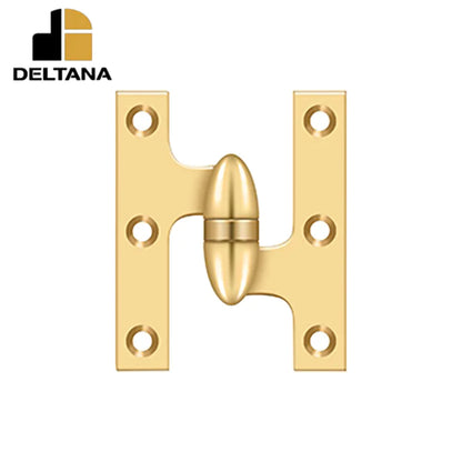 Deltana - 3" x 2-1/2" Hinge - Right Handed - Optional Finish