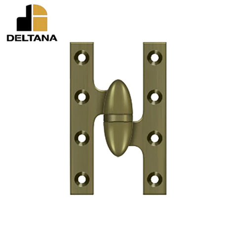 Deltana - 5" x 3-1/4" Hinge - Right Handed - Optional Finish